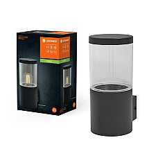 Cвітильник LEDVANCE E27 фасадний IP44 ENDURA CLASSIC EBRO WALL чорний (4058075834989) (1721790)