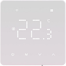 Програмований термостат для опалення TUYA Wi-Fi, 16A, 230VAC, білий (HT260003) (1778301)