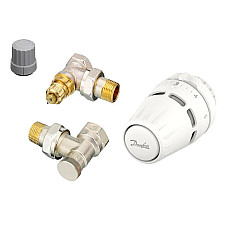 Комплект термостатичний Danfoss Regus RA + RA-FN + RLV-S бокове підкл, 1/2