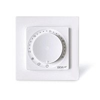 Терморегулятор Devi Devireg Room +4...45° механічний програмований Bluetooth вбудований 16A 230В білий (140F1161) (1771027)