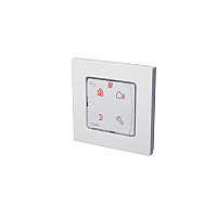 Терморегулятор Danfoss Icon Display, +5...35 °C, програмований, провідний, вбудований, 230В, білий (088U1020) (1420553)