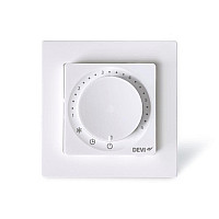 Терморегулятор Devi Devireg Basic +4...45° механічний програмований Bluetooth вбудований 16A 230В білий (140F1160) (1775272)