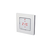 Терморегулятор Danfoss Icon Display, +5...35 °C, електронний, провідний, вбудований, 230В, білий (088U1010) (1549289)