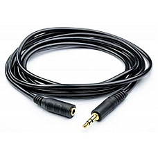 Аудіо-кабель Atcom (16849) mini-jack 3.5мм(M)-mini-jack 3.5мм(F) 5м пакет (Подовжувач)