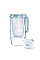 Фільтр-глечик Brita Glass Jug One скляний 2.5л (1.7л води) з фільтр-картриджем, синій (1050452)