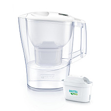 Фільтр-глечик Brita Aluna Memo MXPro 2.4л (1.4л очищеної води) з фільтр-картриджем 3шт, білий (10530