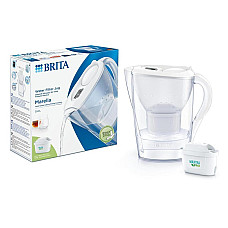 Фільтр-глечик Brita Marella Memo MXPro 2.4л (1.4л води) з фільтр-картриджем, білий (1052789)