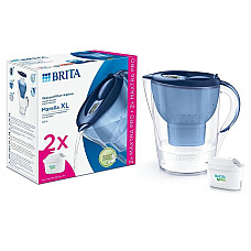 Фільтр-глечик Brita Marella XL Memo MXPro 3.5л (2л води) з фільтр-картриджем 2шт, синій (1052786) (1725073)