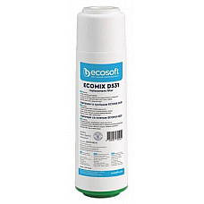 Картридж для фільтра глечика Ecosoft Картридж з сумішшю EcomixD531 Ecosoft 2.5х10", видаляє жорсткіс (1779504)