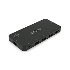 HDMI свіч VEGGIEG V-HD05 4k x 2k, 5 x 1 портів, з USB-кабелем і пультом дистанційного керування, Black, Blister (1638900)