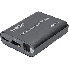 Зовнішня карта відеозахоплення PowerPlant HDMI USB2.0 4k/60hz (HDVC7) (1565456)