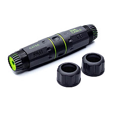 З'єднувач витої пари STP, кат. 6A, RJ45-RJ45, IP68 KD-CP3010SHC6A KINGDA (KD-CP3010SHC6A) (1830958)