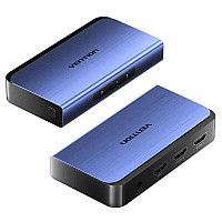 Сплітер HDMI 2.0 UHD 4K 60Hz 3D, HDCP 1x2 ports Blue Aluminum Alloy Vention (AKEL0-EU) (1745065)