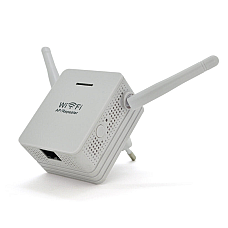 Підсилювач WiFi сигналу з 2-ма вбудованими антенами LV-WR06, живлення 220V, 300Mbps, IEEE 802.11b / g / n, 2.4GHz, BOX (1588511)