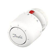Термостатичний елемент Danfoss Aero, RA, +7...28 °C, Click, вбудований датчик, білий (015G4594) (1700744)