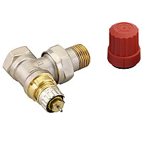 Клапан термостатичний Danfoss RA-N, DN15, вх. 1/2" - вих. 1/2", кутовий