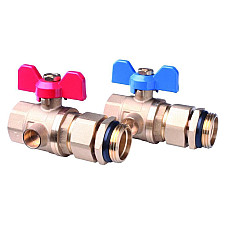 Комплект кульових кранів Danfoss FHF-BV, 1