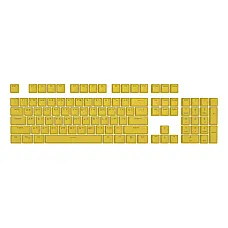 Комплект кейкапів HATOR First Ukrainian PBT keycaps Yellow (HTS-139)