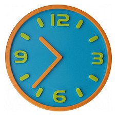 Настінний годинник Optima Magic пластиковий, блакитний (O52099)