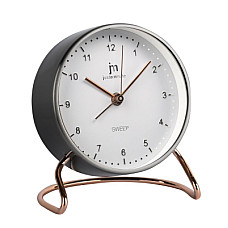 Настільний годинник Lowell будильник, сірий (JA7088G)
