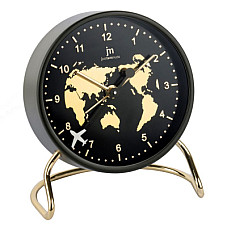 Настільний годинник Lowell будильни, чорний (JA7098N)