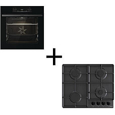 Комплект вбудованої техніки Gorenje BO6735E02BK + G641EB (SET_BO6735E02BK_G641EB)