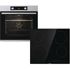Комплект вбудованої техніки Gorenje BO6737E02X -нерж + ECT41SC- чорна (SET_BO6737E02X_ECT41SC)