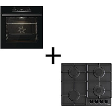 Вбудований комплект Варильна поверхня Gorenje G641EB + Духова шафа Gorenje BO6735E02BK