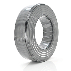 Кабель коакс. з живленням + трос RITAR BM100-RG59 + 2x0.5mm + 1x1.2mm 081 мм.CU 64x0.12m CCA жовтий екран 75 Ом FPE 691мм чорна PVC бухта 100м Q4 (1782821)