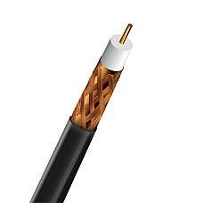 Кабель коаксіальний RG-59 (3C-2V) CU 0.8mm Outdoor Trinix 100m (1573346)