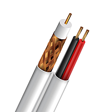 Кабель коаксіальний SL-59+2*0.44 CU 0.8mm Indoor Trinix 305m (1573347)
