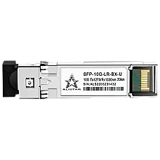 Модуль (ALISTAR SFP-10G-LR-BX-U SFP+ 10G BASE-BX 1SM WDM LC 20KM TX1270/RX1330nm DOM) (1747095)
