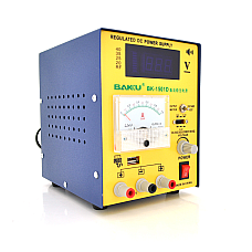 Блок живлення з цифровою індикацією BAKKU BK 1501D (15 вольт 1 ампер, захист від кз) (1626268)
