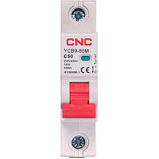 Автоматичний вимикач CNC YCB9-80M 1P C50 6ka (NV821471)