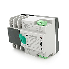 Автомат введення резерву (АВР) триполюсний OSGQ8-125/3P PV 230V/125A на DIN-рейку для сонячних систем