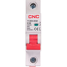Автоматичний вимикач CNC YCB9-80M 1P C32 6ka (NV821457)