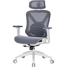 Крісло офісне Officepro Atlas OC630-W-DG-DG White/Dark Gray