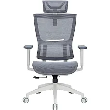 Крісло офісне Officepro Elegant OC660-W-DG-DG White/Dark Gray