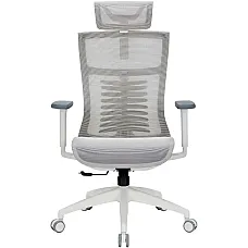 Крісло офісне Officepro Balance OC620-W-LG-LG White/Dark Gray