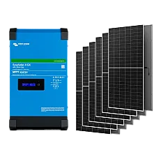 Система автономного живлення однофазна (Victron Energy EasySolar-II GX 48/3000/35-32 + AIKO G645-MCH72Dw 2.4 кВт) (1805732)
