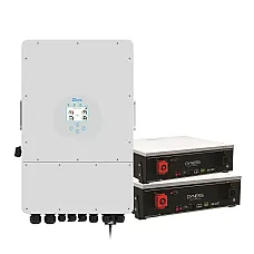 Система зберігання енергії DEYE SUN-10K-SG02LP1-EU-AM3-2DY10.24K-LFP-W 10000W 10.24kWh 2BAT LiFePO4 6000 циклів