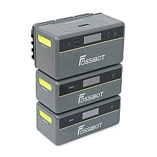 All-in-One Solar station FOSSiBOT FBP1200W+2Battery APP Control WiFi 5874Wh LiFePO4 6000Cycles MPPT 2000W max 3хAC 220 1xUSB-15W 1хUSB-C(100W) Fast charge 90min Bluetooth Heating IP65 -20-55°C 476×308×751mm 575kg