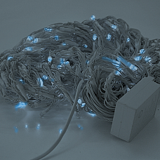 Гірлянда 480LED (Водоспад) Blue 8 режимів 3 * 2метра біла ізоляція BOX (1786021)