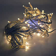 Гірлянда бахромою 120 LED White Hot біла ізоляція вулична 5x0.7м BOX (1786030)