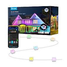 Гірлянда Smart LED Govee H705A Permanent Outdoor Lights, RGBIC, IP67, 30м, кабель прозорий