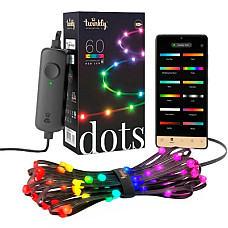 Гірлянда Twinkly Smart LED Dots 60 RGB LED Lights String Clear Wire USB-A IP20 3м (TWD060STP-T)
