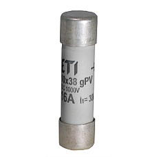 Запобіжник ETI, CH 10x38 gPV 16A 1000V (30kA) (2625081) (1623006)