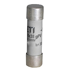 Запобіжник ETI, CH 10x38 gPV  1A 1000V (30kA) (2625138)
