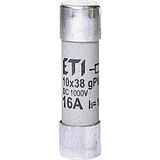 Запобіжник ETI CH 10x38 gPV 16A 1000V DC (10kA) (2625107)