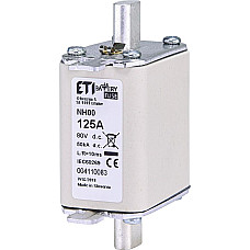 Запобіжник ETI, NH-00 Battery 125A 80V DC (4110083) (1622997)